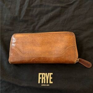 FRYE Brown Leather Wallet